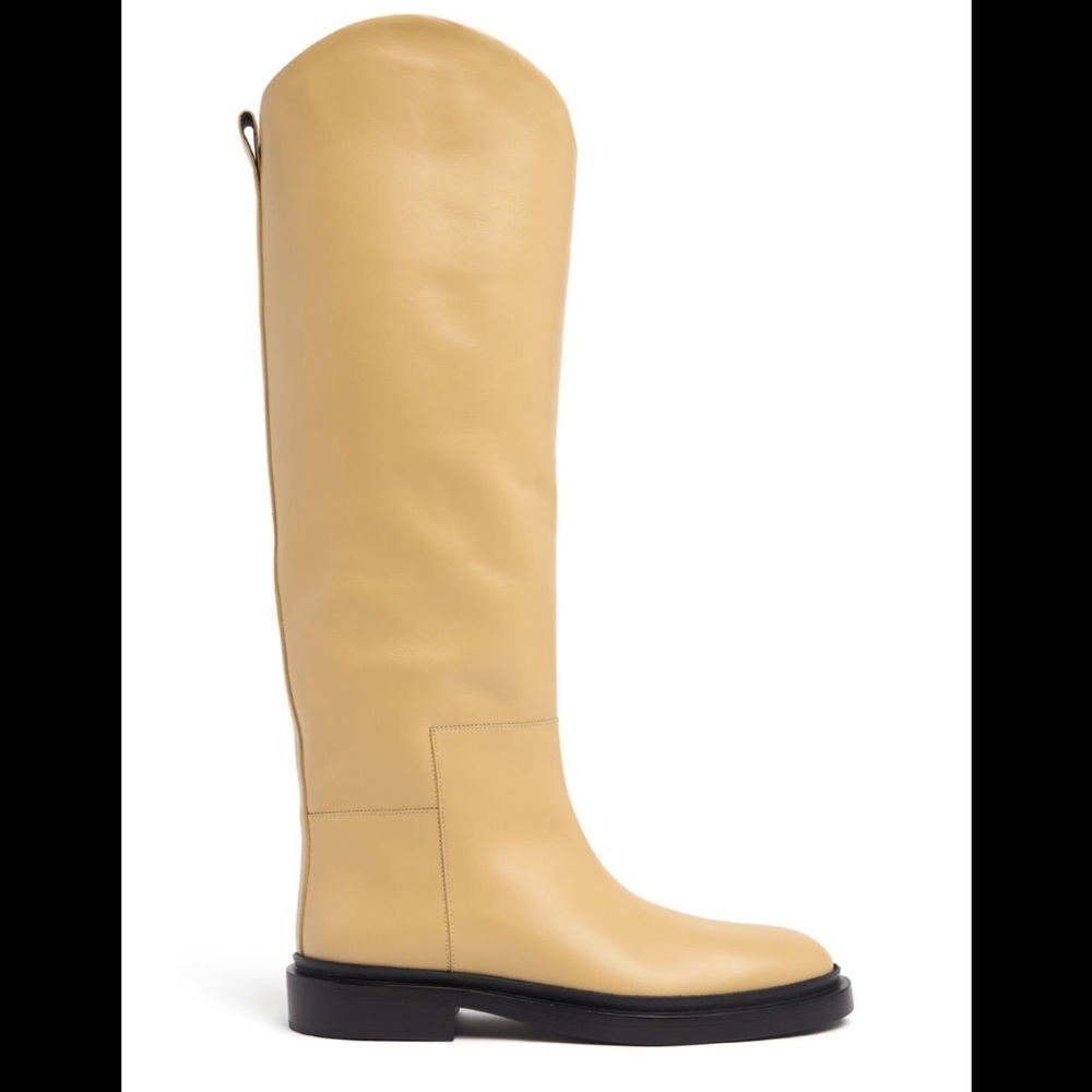 Jil Sander Leather Riding Boots